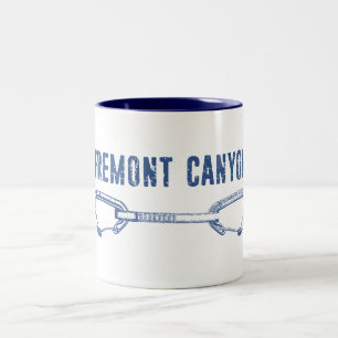 Fremont Canyon Wyoming Rock Climbing Quickziehung Zweifarbige Tasse