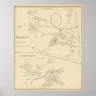 Fremont, Epping Dorf u. PO Poster