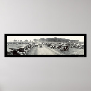 Fremont, Ne-Auto-Show-Foto 1916 Poster