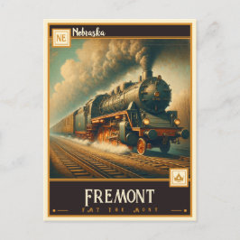 Fremont, Nebraska | VINTAG Postkarte