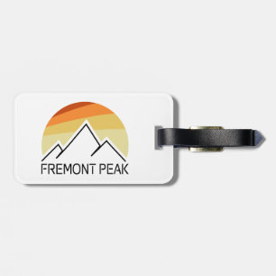 Fremont Peak Wyoming Retro Gepäckanhänger