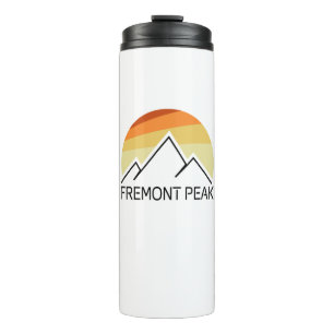 Fremont Peak Wyoming Retro Thermosbecher