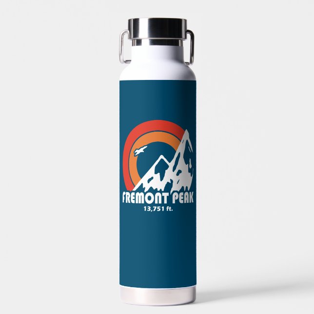 Fremont Peak Wyoming Sun Eagle Trinkflasche (Vorne)
