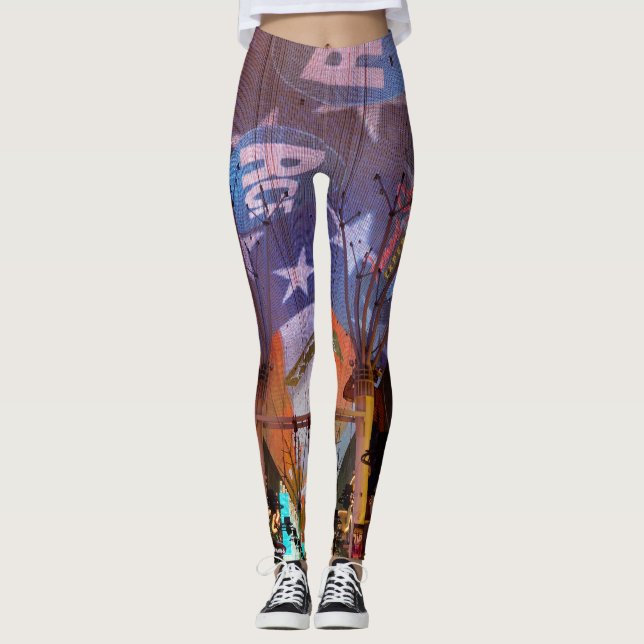 Fremont Street Experience Leggings (Vorderseite)