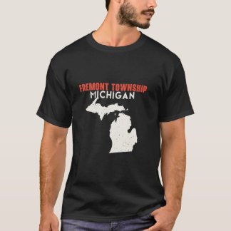 Fremont Township Michigan USA Staat America Travel T-Shirt