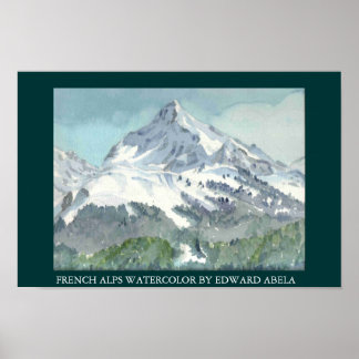 FRENCH ALPS POSTER