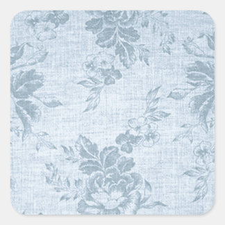 French Amour Quadratischer Aufkleber