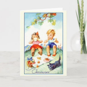 French Birthday Card Karte