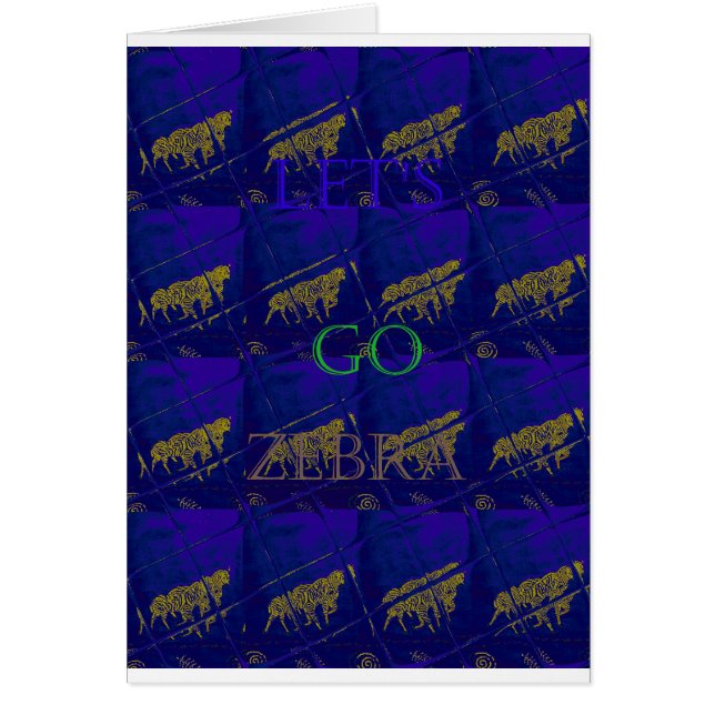 French Blue Safari Lasse Go Zebra Hakuna Matata (Vorne)