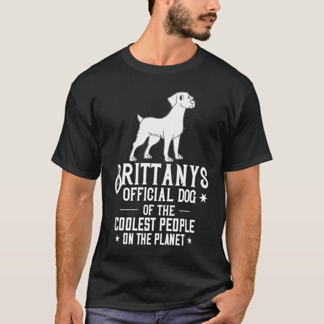French Brittany Spaniel Puppies Owner Lover T-Shirt (Vorderseite)