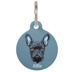 French Bull Dog personalize Haustiermarke