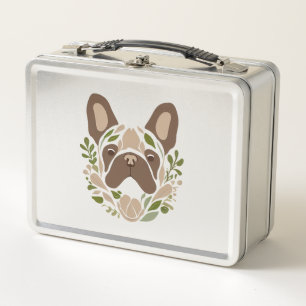 French Bulldog Art Metall Brotdose