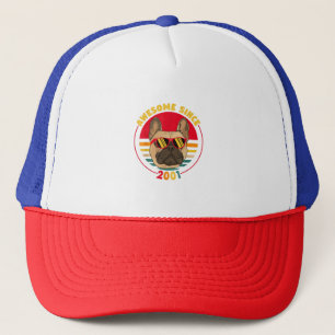 French Bulldog Awesome Gift For 2001 20th Birthday Truckerkappe