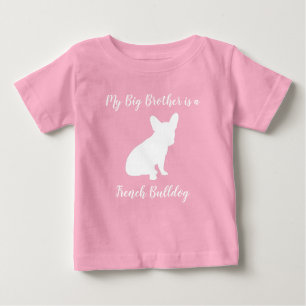 French Bulldog Baby Dusche Frenchie Pink Baby T-shirt