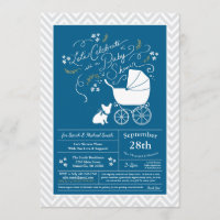 French Bulldog Baby Dusche Frenchy Frenchie Blue