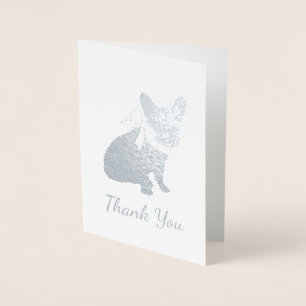 French Bulldog Baby Shower Frenchie Frenchy Folienkarte