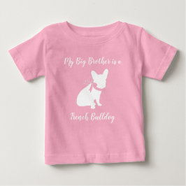 French Bulldog Baby Showroom Frenchy Frenchie Pink T-shirt