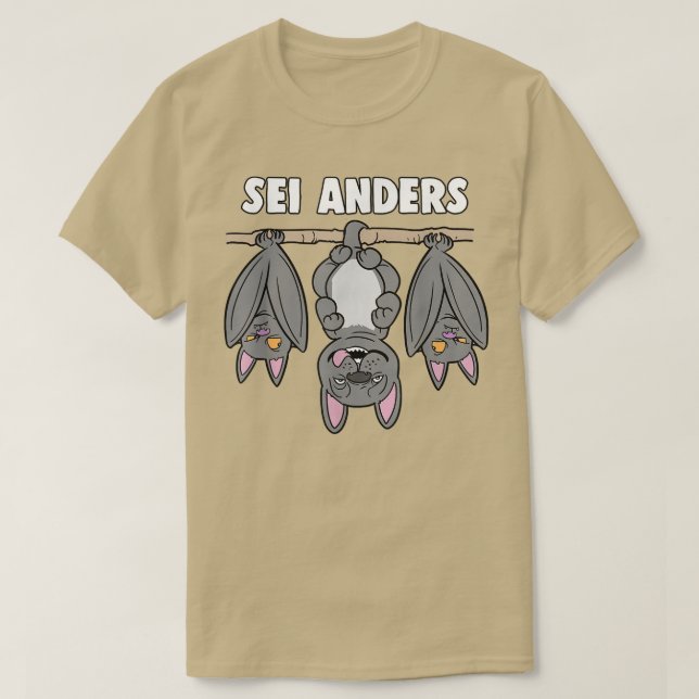French Bulldog Bat Fairy Tale Sei Anders T-Shirt (Design vorne)