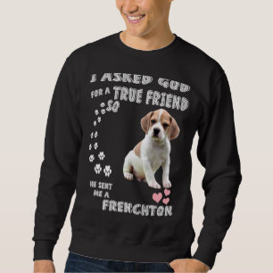 French Bulldog Beagle Mix Dog Mama Vater Kostüm Ni Sweatshirt