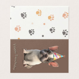 French Bulldog Birthday Card