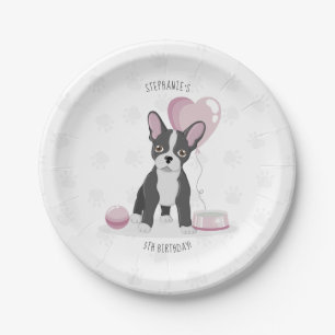 French Bulldog Birthday Pappteller