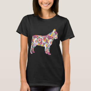 French Bulldog Blume Pattern Frenchie Bulldogs T-Shirt
