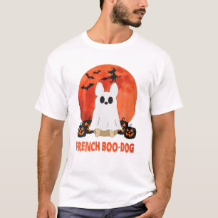 French Bulldog Boo Funny Dog Halloween Kostüm T-Shirt