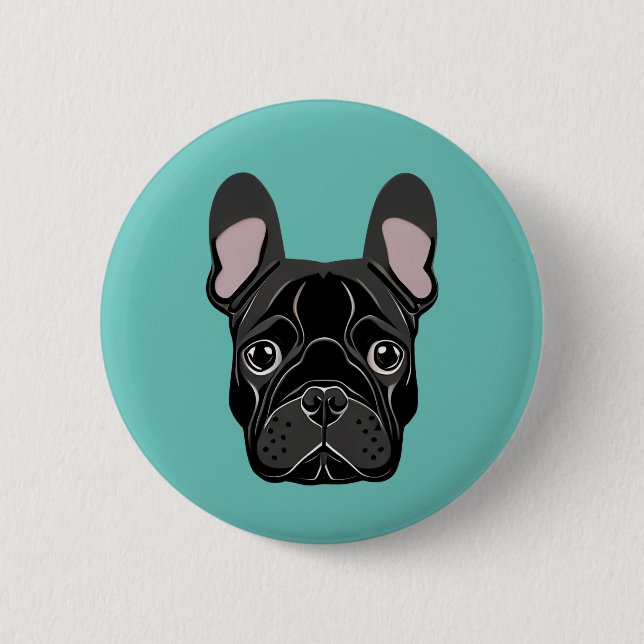French Bulldog Button (Vorderseite)