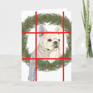 French Bulldog Christmas Design Feiertagskarte