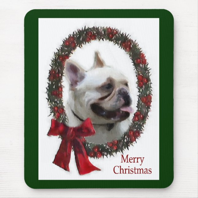 French Bulldog Christmas Geschenke Mousepad (Vorne)
