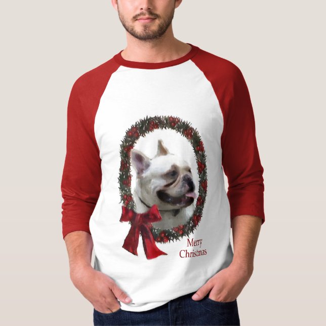 French Bulldog Christmas Geschenke T-Shirt (Vorderseite)