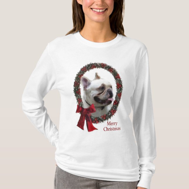 French Bulldog Christmas Geschenke T-Shirt (Vorderseite)