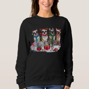 French Bulldog Christmas Lights - Adventure Design Sweatshirt