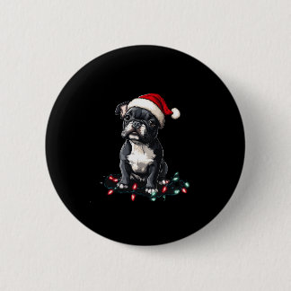 French Bulldog Christmas Lights Xmas Dogs Gifts Me Button