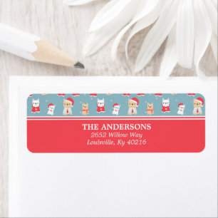 French Bulldog Christmas Patternadresse