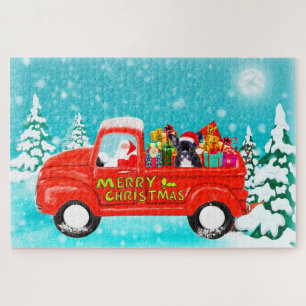French Bulldog Christmas Santa Delivery Puzzle