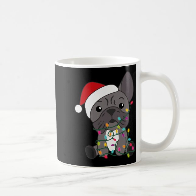 French Bulldog Christmas Snow Winter Animals  Kaffeetasse (Rechts)