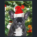 French Bulldog Christmas Tree Ornaments Snowman<br><div class="desc">Niedlicher französischer Bulldogge mit Weihnachtsbaumschmuck Snow Man im Hintergrund.</div>