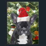 French Bulldog Christmas Tree Ornaments Snowman Notizblock<br><div class="desc">Niedlicher französischer Bulldogge mit Weihnachtsbaumschmuck Snow Man im Hintergrund.</div>