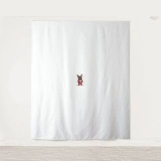 French Bulldog Cozy Cocoa Hund Wandteppich