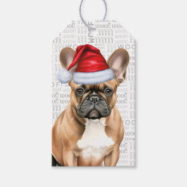 French Bulldog Cute Christmas Holiday Geschenkanhänger