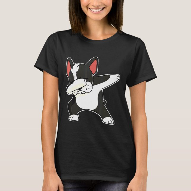French Bulldog Dab Dance T-Shirt (Vorderseite)