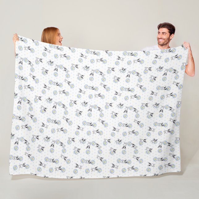 French Bulldog Daisy Fleece Blanket (Beispiel)