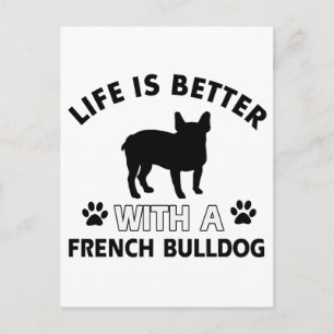 French Bulldog Designs Postkarte