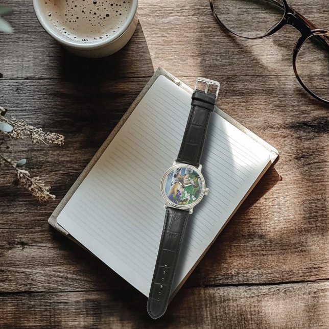 French Bulldog Dryad Fantasy Armbanduhr (Von Creator hochgeladen)