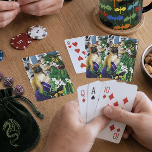 French Bulldog Dryad Fantasy Spielkarten