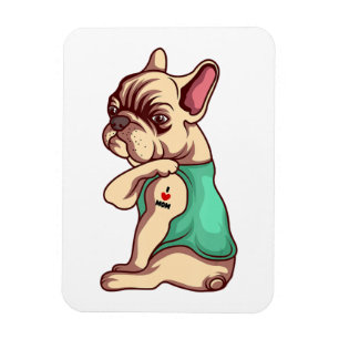 French Bulldog Face Kühlschrank Magnet