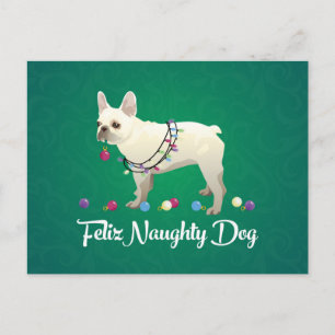 French Bulldog Feliz Naughty Dog Weihnachten