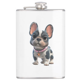 French bulldog flachmann
