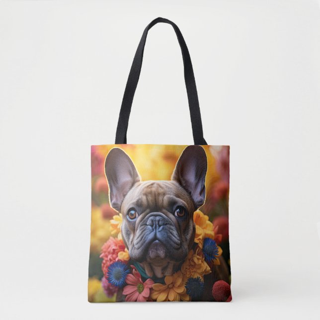 French Bulldog Floral Wreath (Vorderseite)
